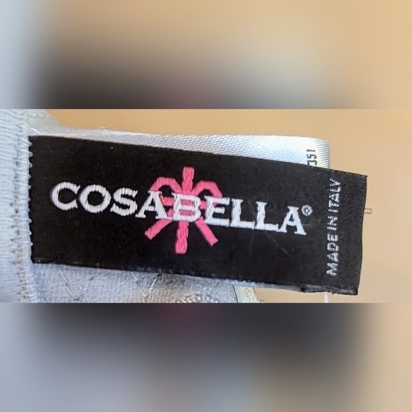NWT Cosabella Thea Bandeau Bra Silver 36B - Picture 6 of 8